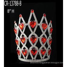 8 Inch Valentine's Pageant Crown For Girl